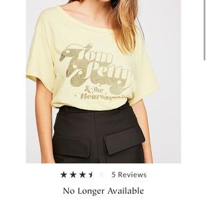 Free People Graphic T- shirt (IN BLUE)